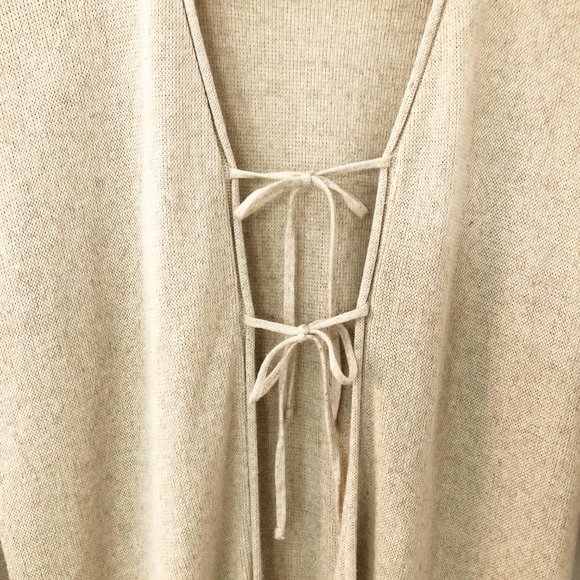 Stunning Vintage Long Double Tie Cardigan Sweater - Picture 6 of 9